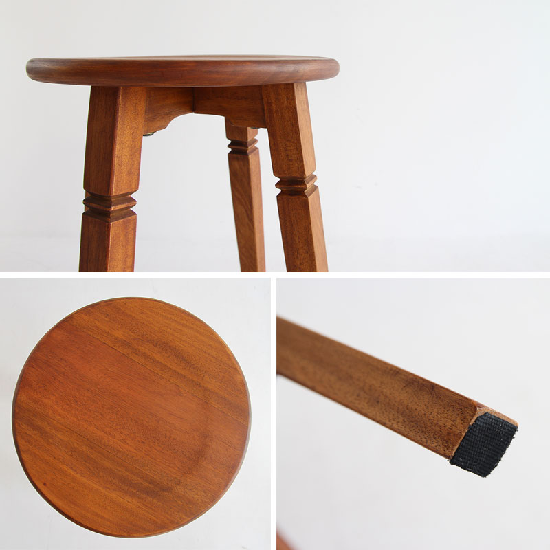 スツール 葡萄園 マホガニー無垢材 GP617 丸椅子 スツール 葡萄園