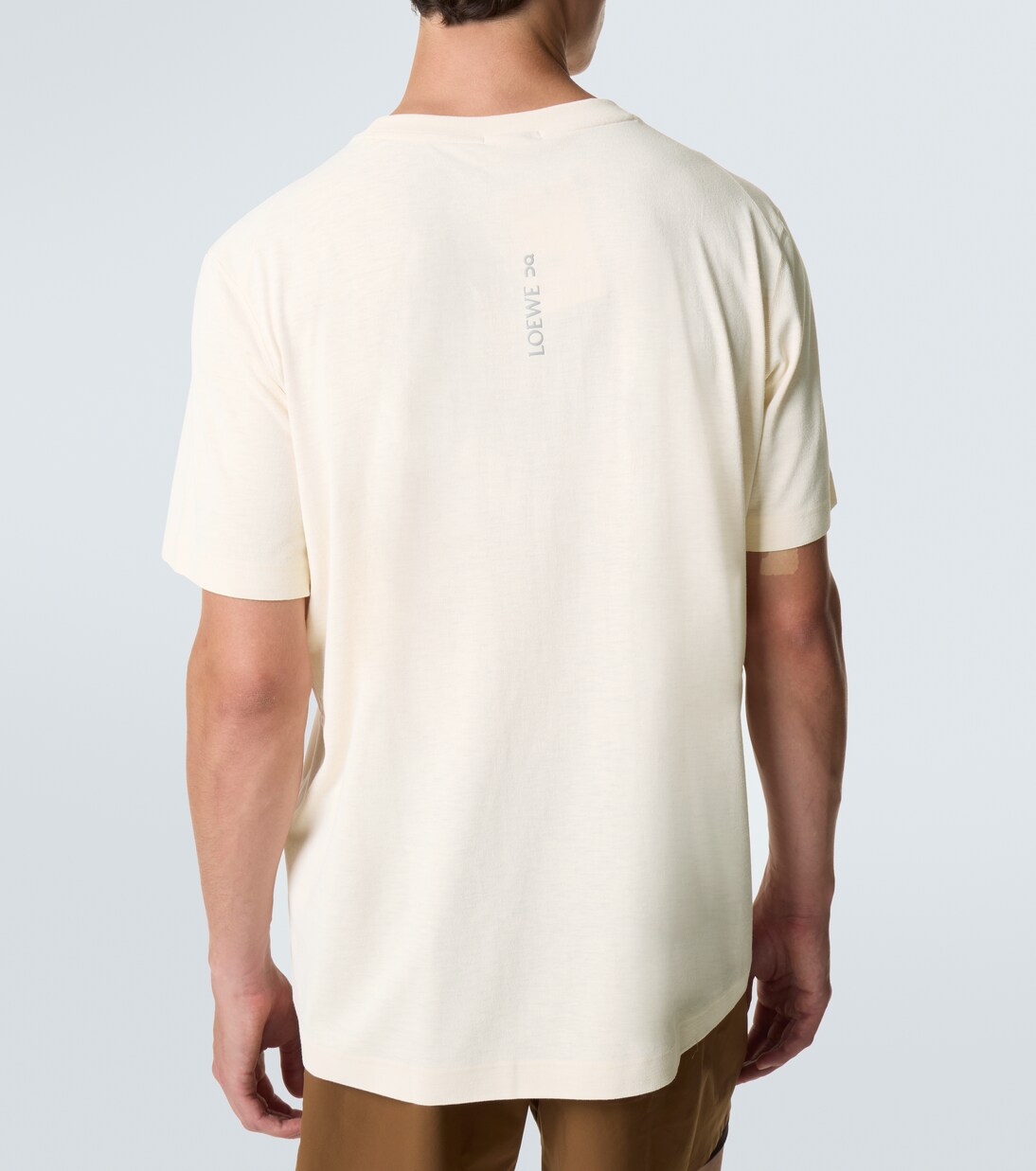 x On logo jersey T-shirt in white - Loewe | Mytheresa