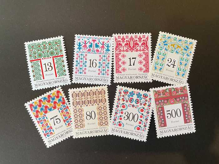 切手デザイン】ハンガリー 1990年代発行 刺繍文様切手のすべて – my