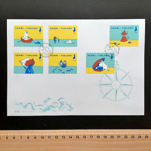 2822 外国切手 フィンランド 1994年 ムーミン 切手帳 日本の古切手