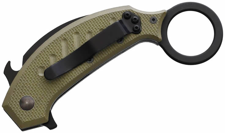 ピカルカランビットナイフ 逆に刃がついている珍しいカランビットナイフ