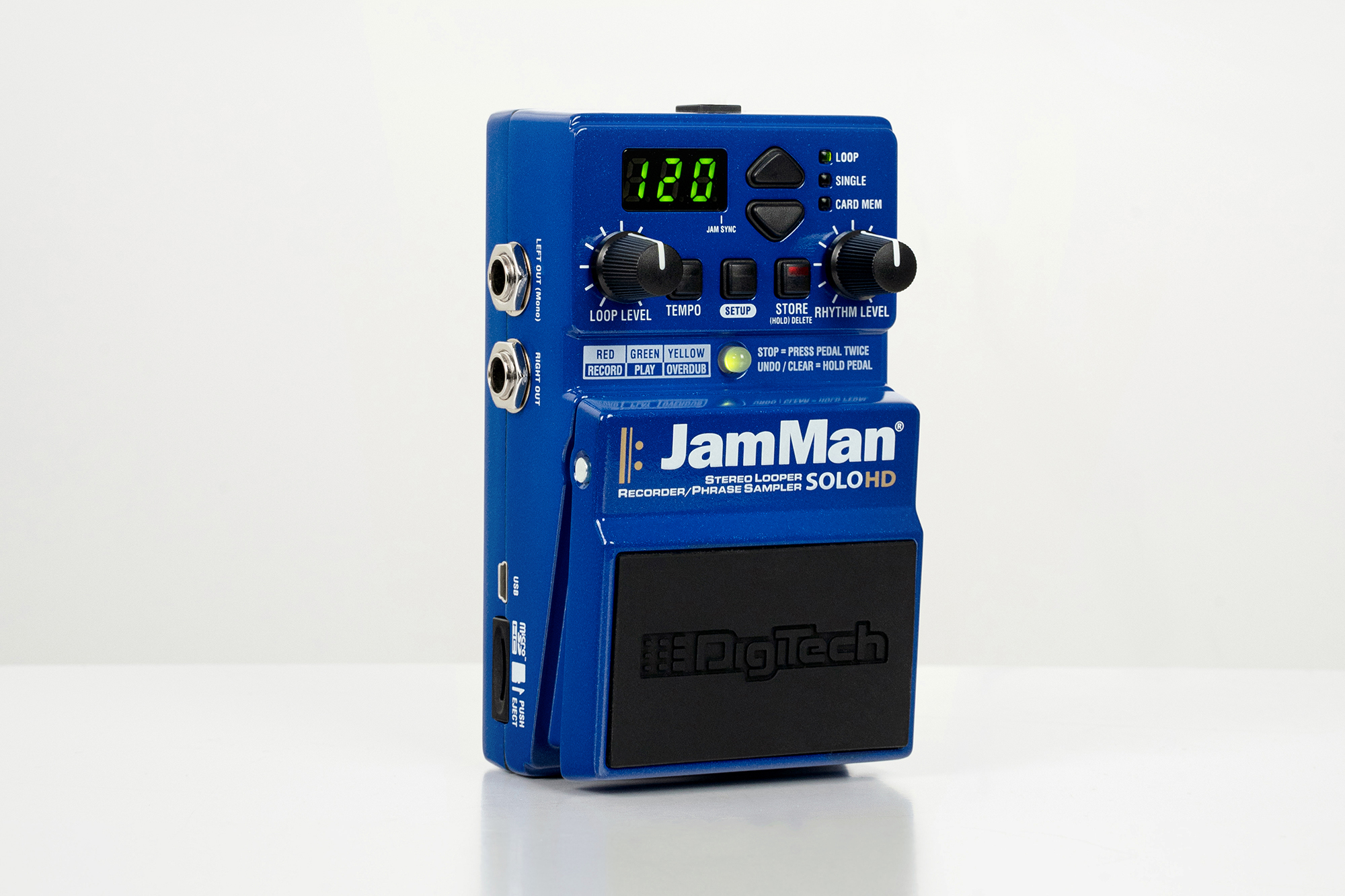 Digitech Introduces the JamMan Solo HD Looper Pedal – No Treble
