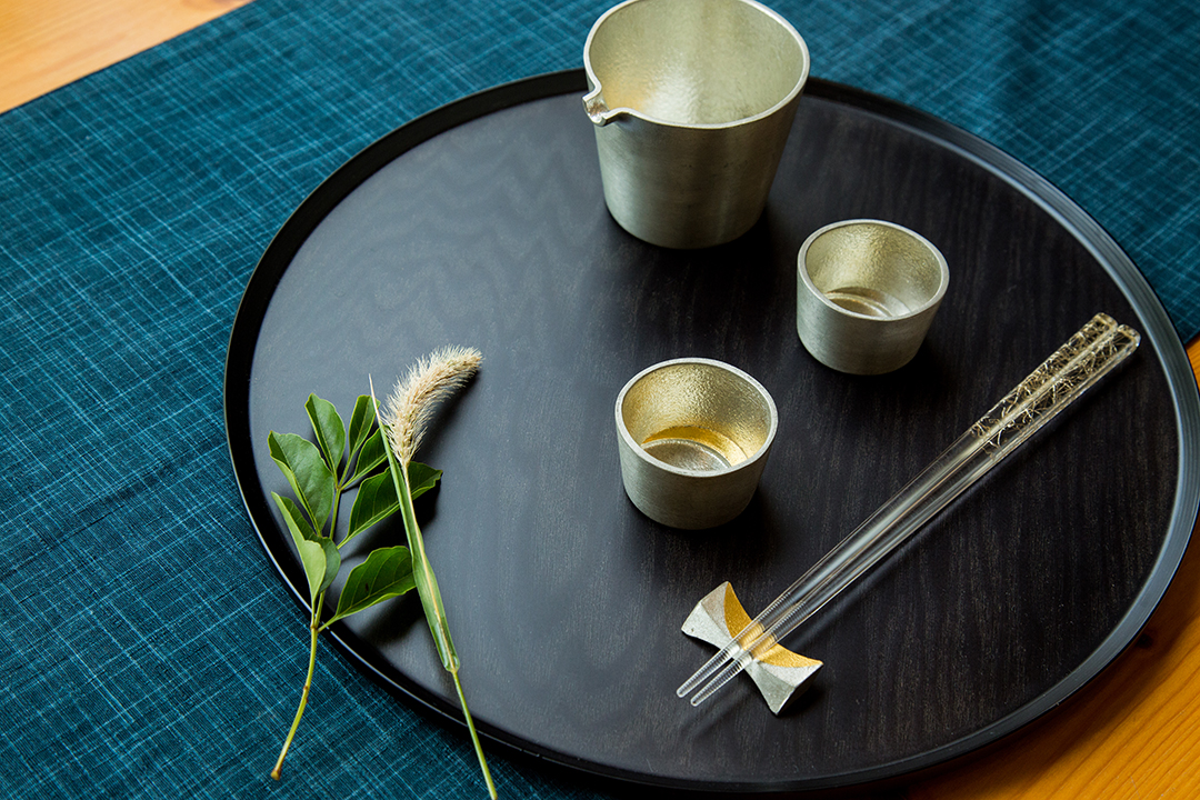 八幡製鉄株式会社 マルエス 満三十◯◯ 読めないです 錫 酒器セット