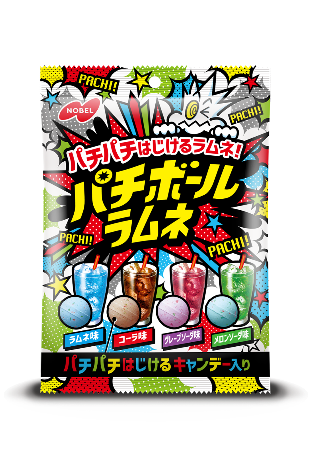 パチボールラムネ ドリンクアソート | ノーベル製菓株式会社