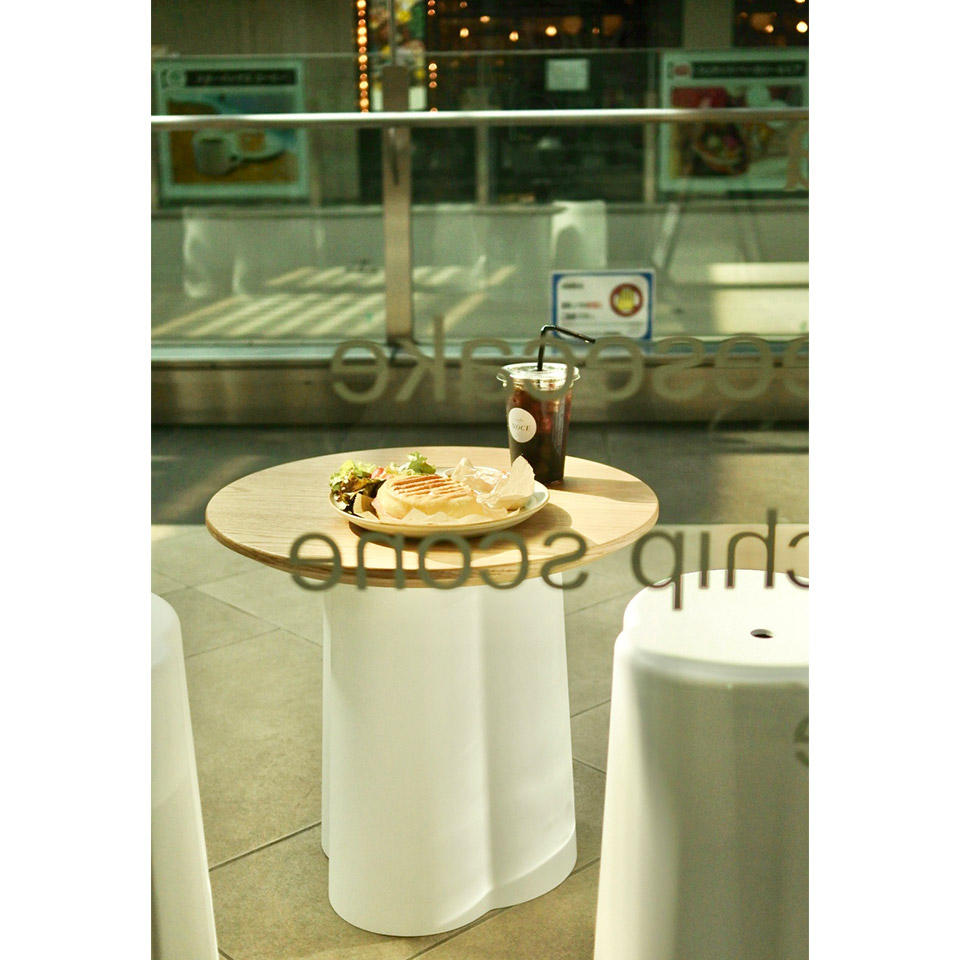 ローテーブルTT-S124B【送料無料】ホワイト/ナチュラル | NOCEノーチェ