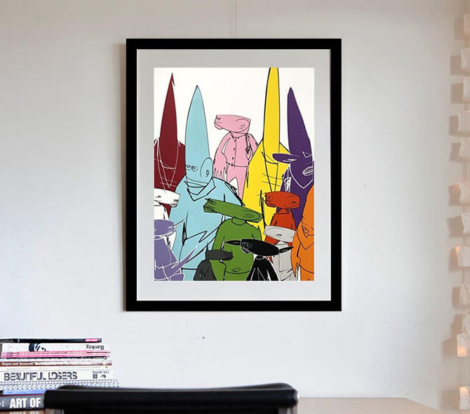 絵画 futura verdy untitled Silkscreen futura verdy untitled