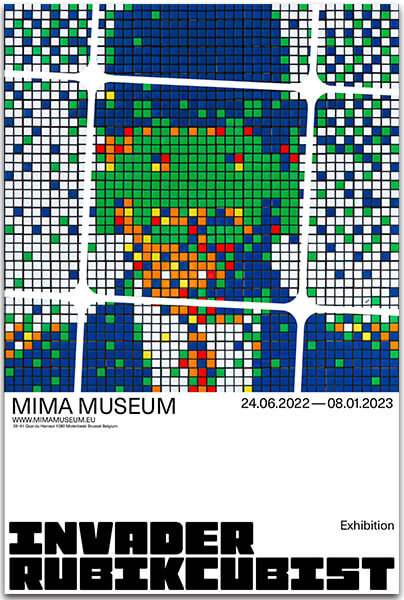 インベーダーのルービックキューブ ポスター10枚セットが入荷しました