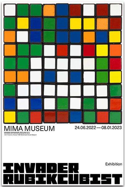 インベーダーのルービックキューブ ポスター10枚セットが入荷しました