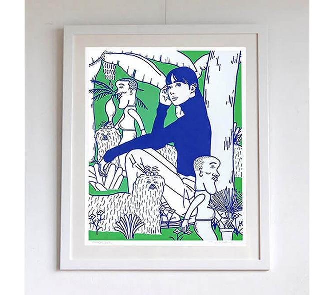 Kyne＆Noncheleee シルクスクリーン ON AIR | ON AIRはKyneと