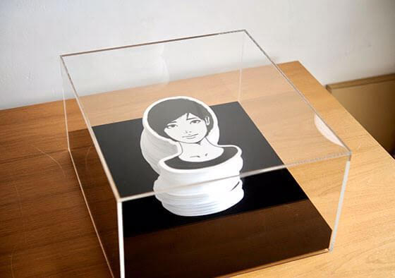 kyne激レア立体作品】KYNE Untitled SAI シルクスクリーン kyne激レア