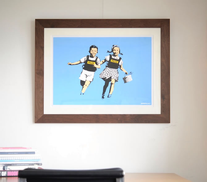 Banksy 絵画 紙本 肉筆 額縁 Banksy 絵画 紙本 肉筆 額縁 Banksy 絵画