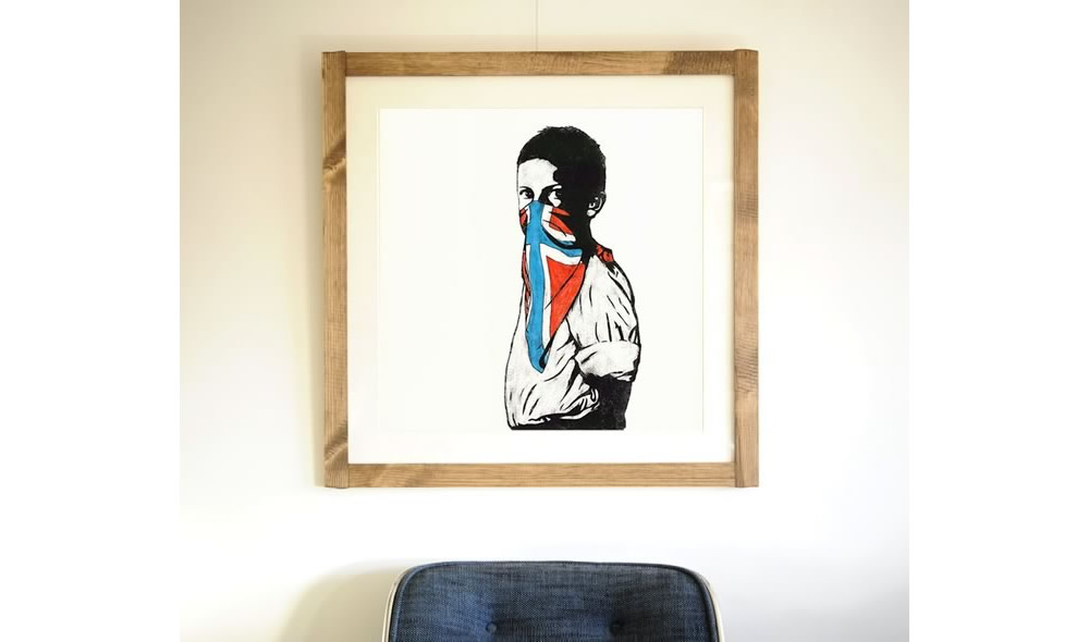 DOLK シルクスクリーン vandal DOLK 「Vandal」 ブルー Ed ー