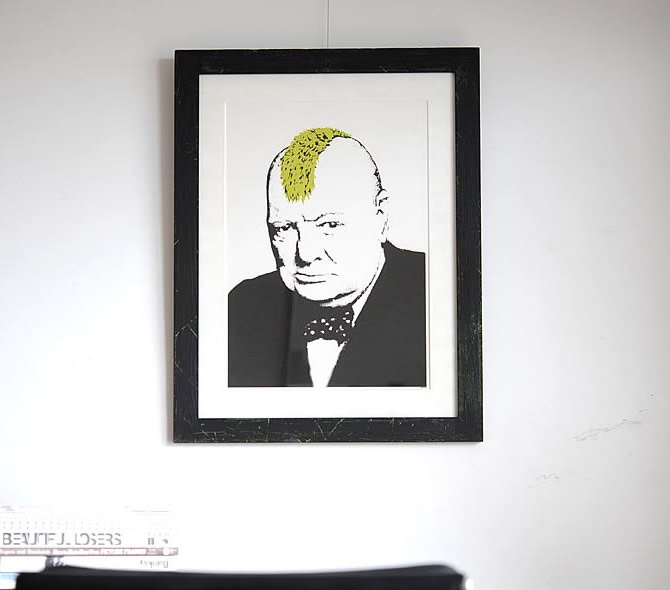 バンクシー 印刷 ポスター 額装 Banksy/バンクシーのポスターの額装の