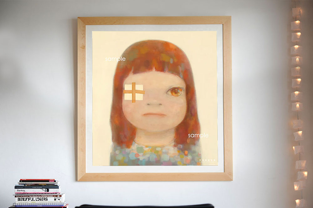 TOMORROW'S FAR AWAY 奈良美智 ポスター 額装付 Tomorrows Far Away