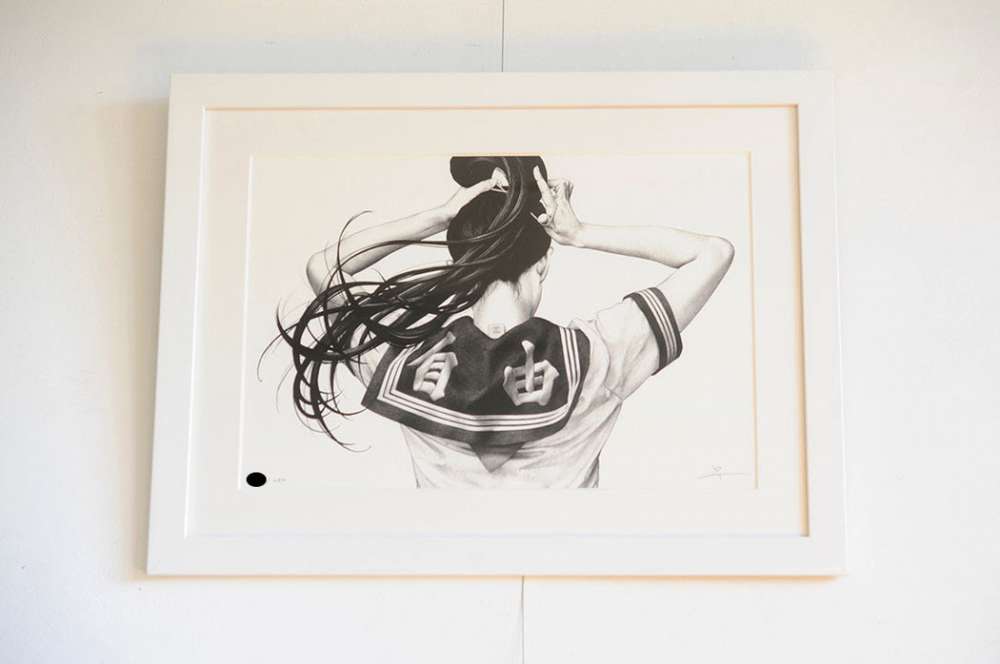 SHOHEI OTOMO「つむじ風」+額縁 つむじ風 A3ポスター – Shohei Otomo Store