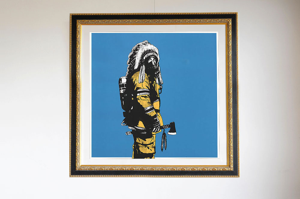 smileDOLK ドルク CHIEF シルクスクリーン アート smileDOLK ドルク