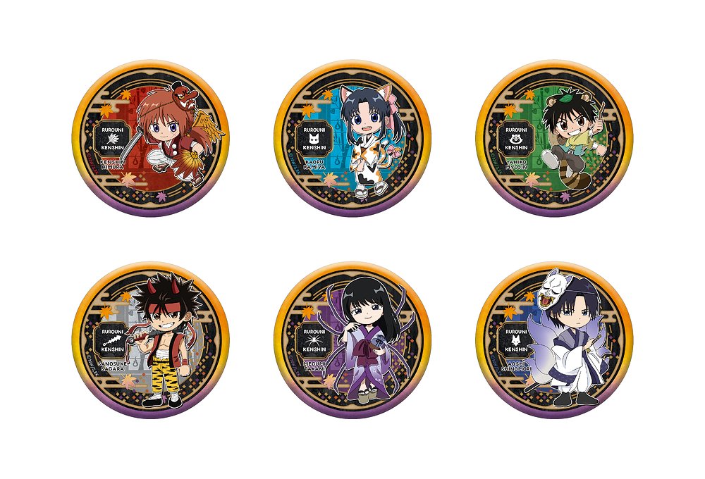 るろうに剣心 緋村剣心 3D缶バッジ 激レア 希少 るろうに剣心 緋村剣心