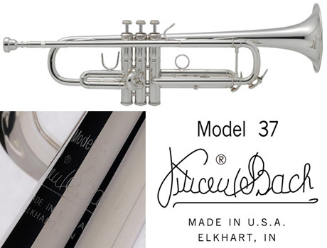 Bach Stradivarius model 37 トランペット シルバー Bach Stradivarius