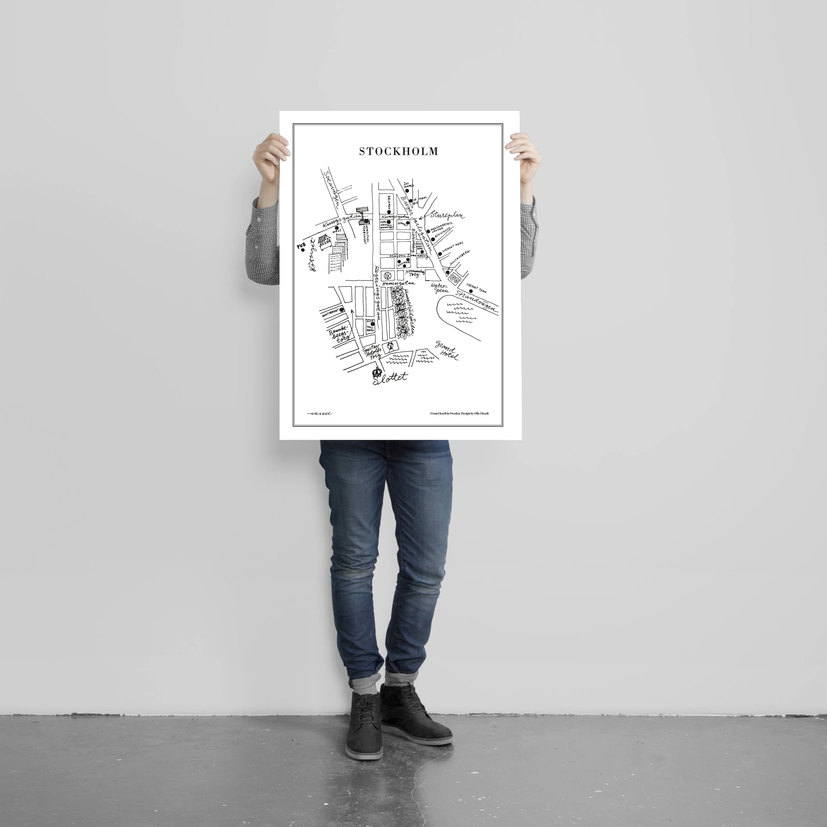 Olle Eksell | オーレ エクセル からのStockholm ポスター - NordicNest.jp