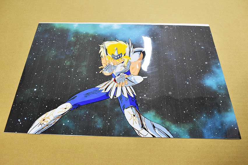 z*n様 聖闘士星矢 セル画 キグナス氷河 セル画額「聖闘士星矢 キグナス