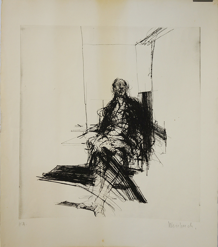 クロードワイズバッシュ リトグラフ サイン入り バイオリン 絵