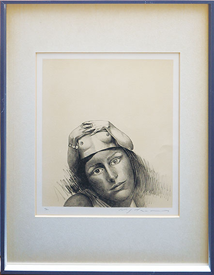 真作池田満寿夫 「ふくろう」 /リトグラフ限定100部 【公式通販】