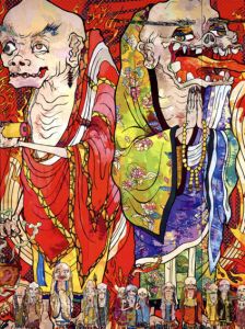 村上隆の五百羅漢図展 オフィシャルフィギュア 限定ゴールドカラー