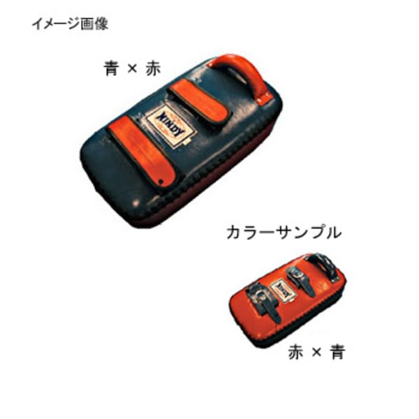 WINDY KP-4 キックミット 青/赤