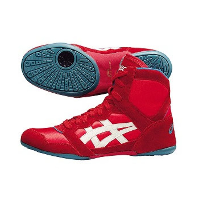 新品未使用品 廃盤品 タグ付きasics レスリングSS TWR323 27cm 新品未