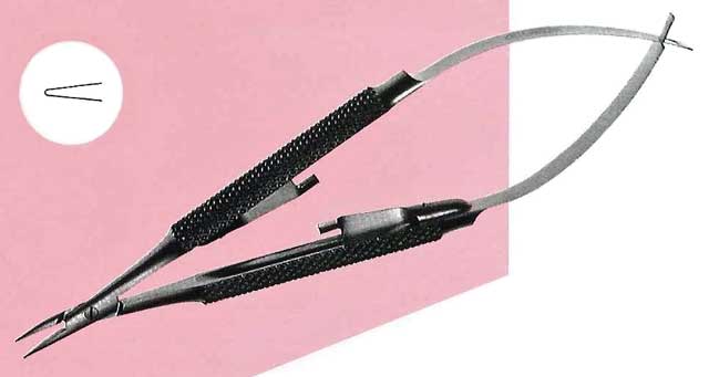 マイクロ持針器直型 フック付 | 株式会社夏目製作所