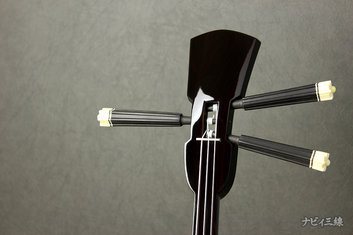 逸品三線】縞黒檀「南風原型」強化張り三線｜三線専門店ナビィ三線