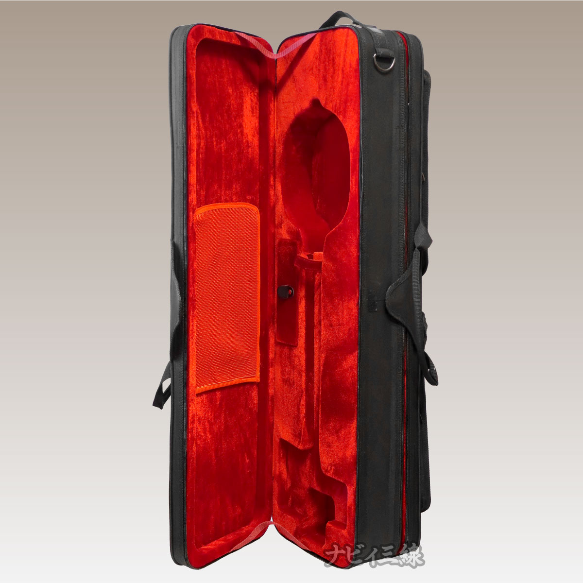 セミハードケース（二丁入れ）｜二丁入れ（個別型）のケースです｜三線