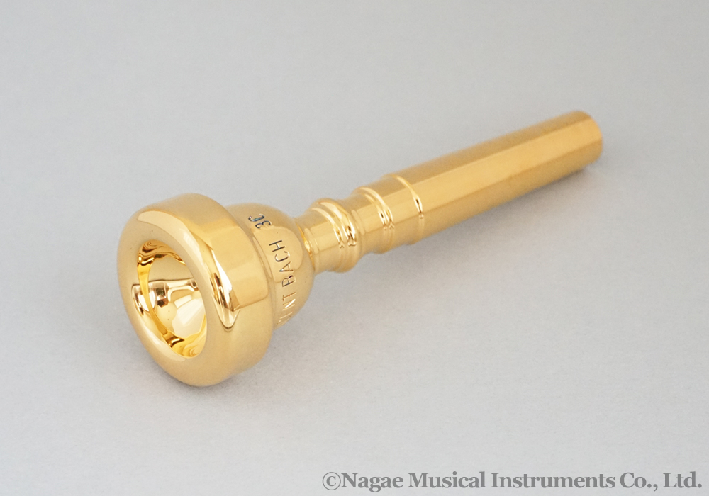 Bach トランペット マウスパイプフック 金メッキ Bach バック 5C GP
