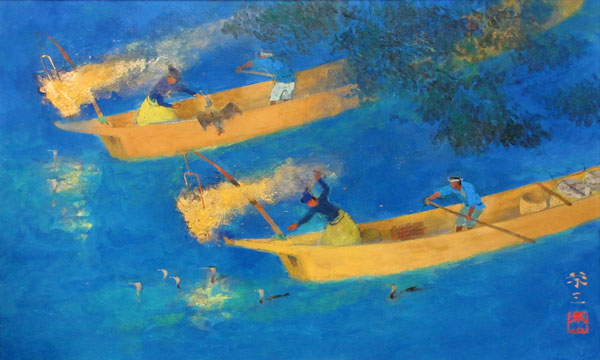 加藤栄三 鵜飼/Web書画ミュージアム