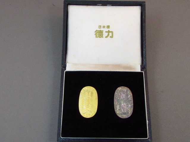 レア品】カゴメ株式会社 1960年代 日本橋 徳力純銀 小判 30g レア品