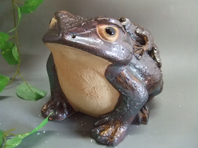 かえるの置物 竹根