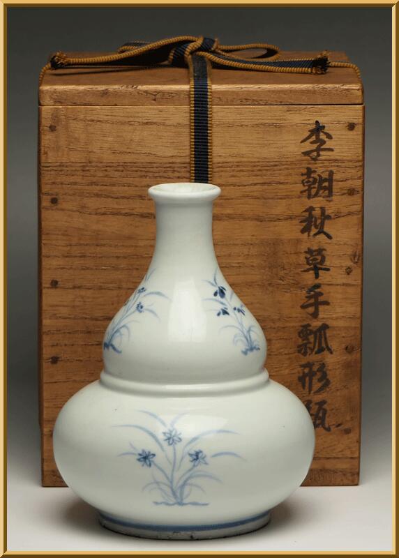 ◇ 李朝 ◇ 白磁瓶 ◇ 朝鮮美術 李朝 高麗白磁 染付 花