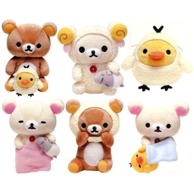 リラックマ タワレココラボ あつめてぬいぐるみセット Rilakkuma×TOWER