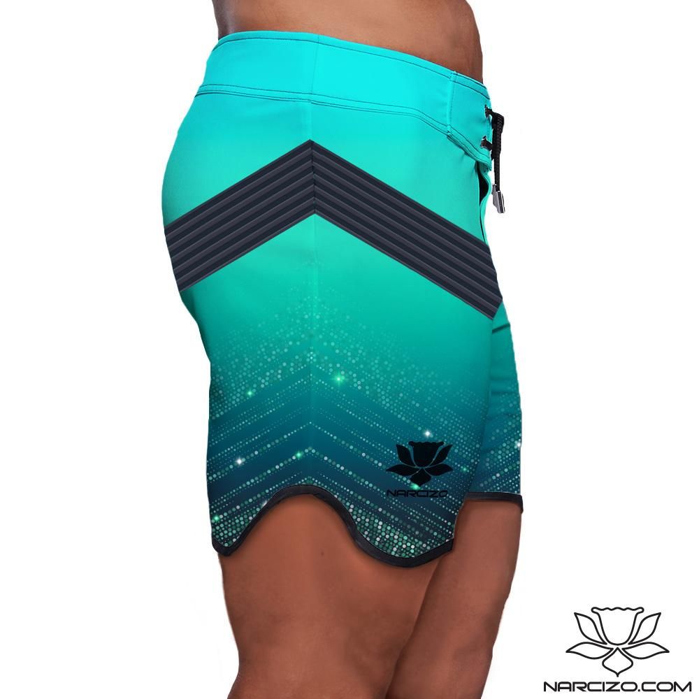 フィジーク サーフパンツ narcizo TURQUOISE 17 Sサイズ www.narcizo