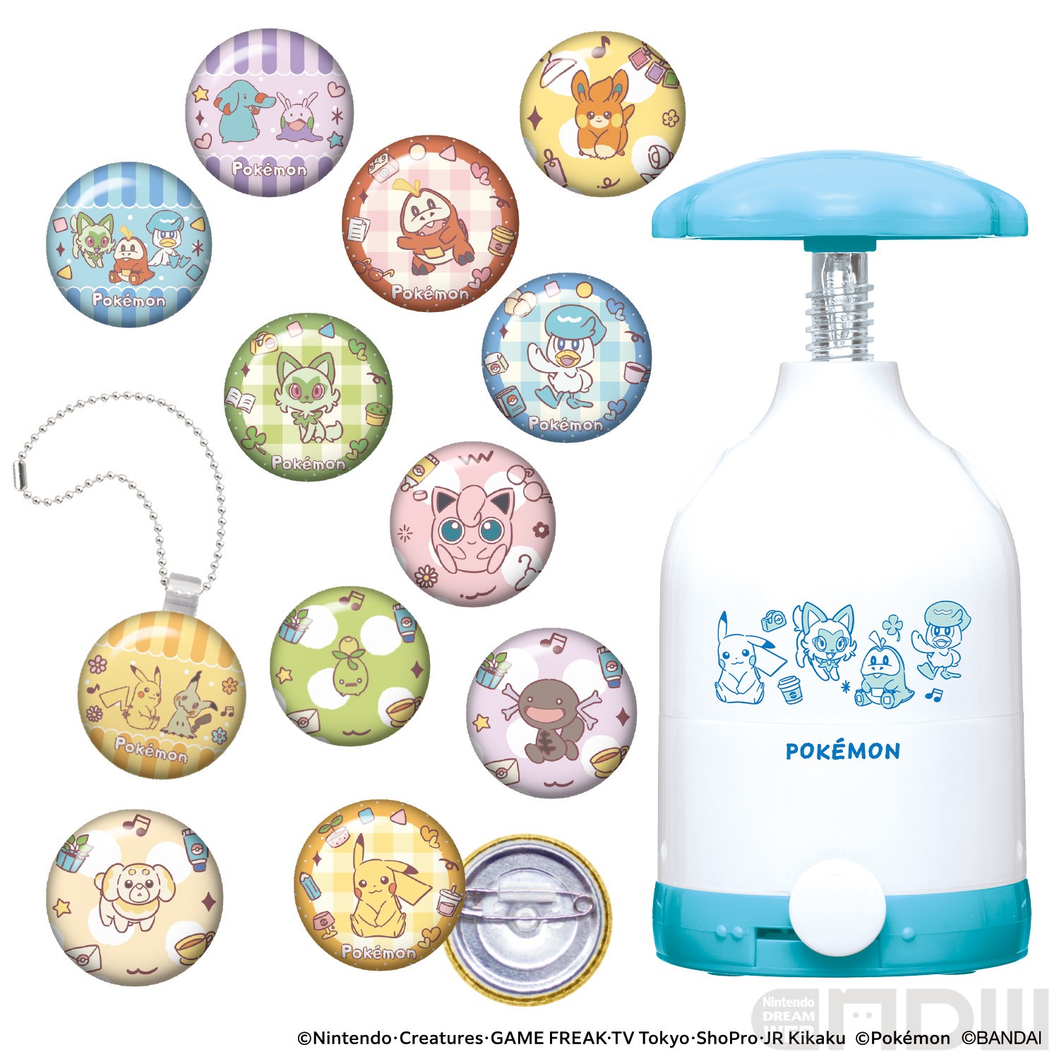 ポケモン プラターヌ 缶バッジ メモ ファイル ポケモン プラターヌ 缶