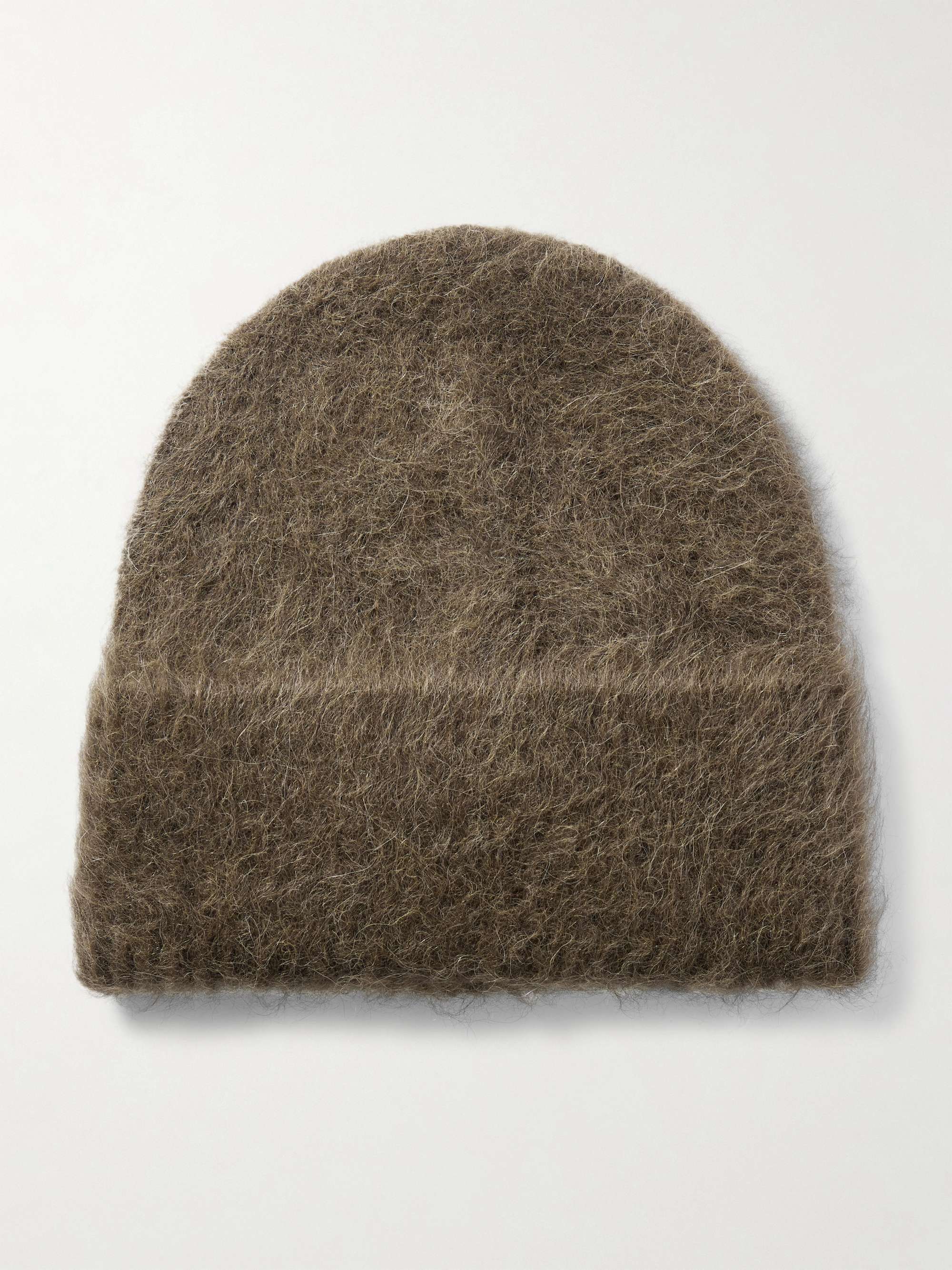 TOTEME Brushed alpaca-blend beanie | NET-A-PORTER