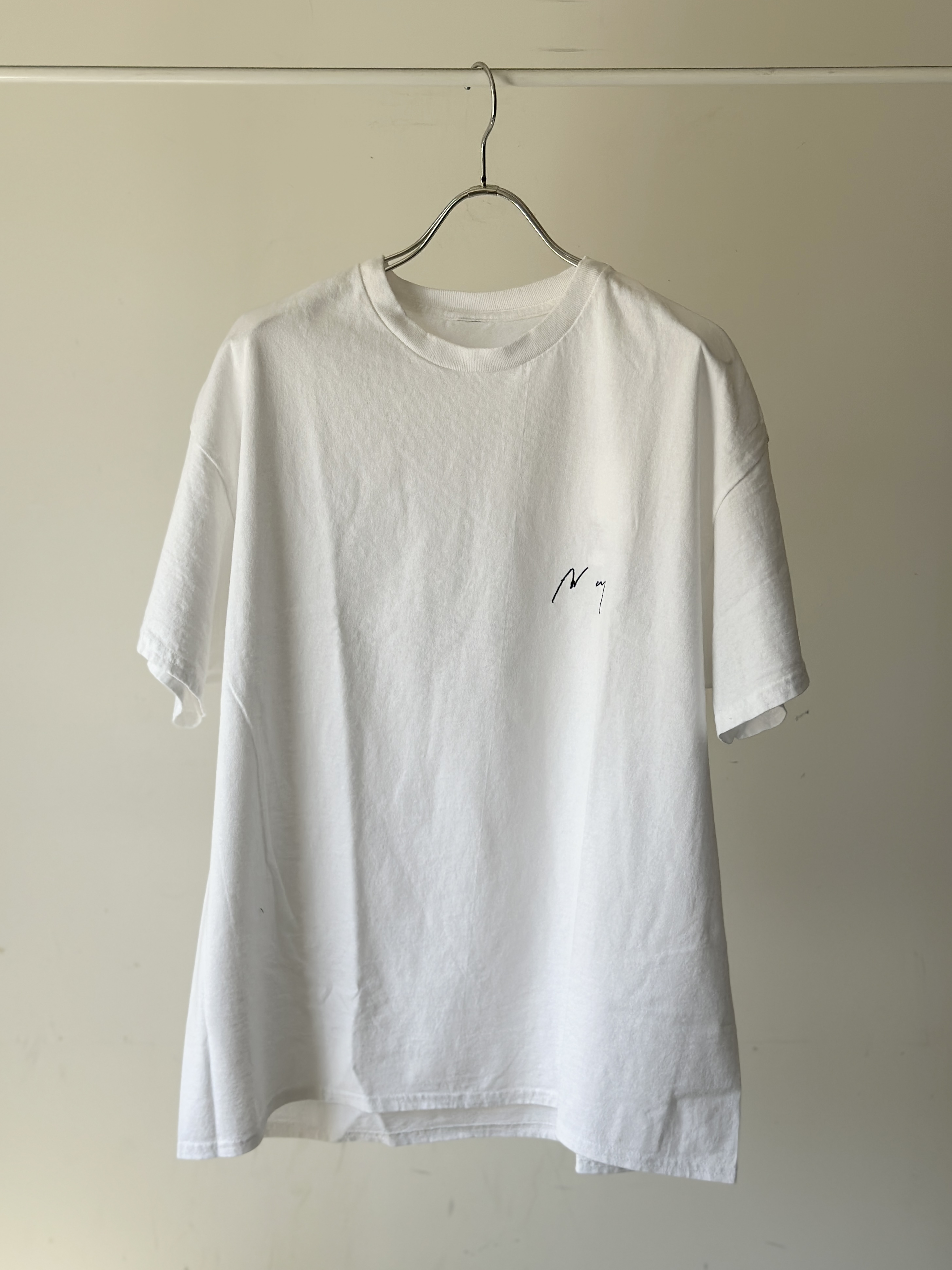 ANCELLM（アンセルム）EMBROIDERY DYED T-SHIRT(BLACK） s.t.c｜洋服