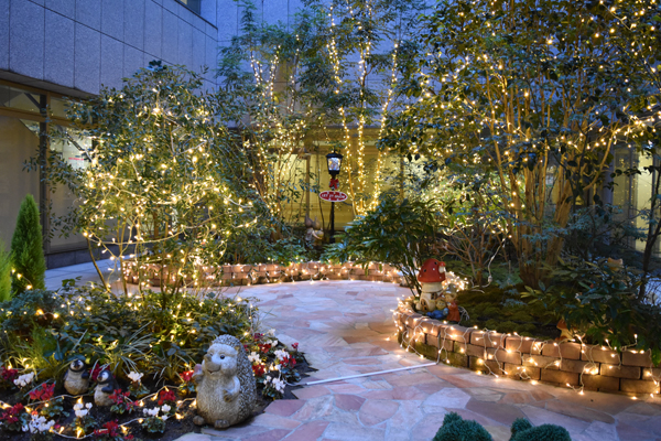 クリスマスディスプレイ設置事例｜福岡井上熱帯園