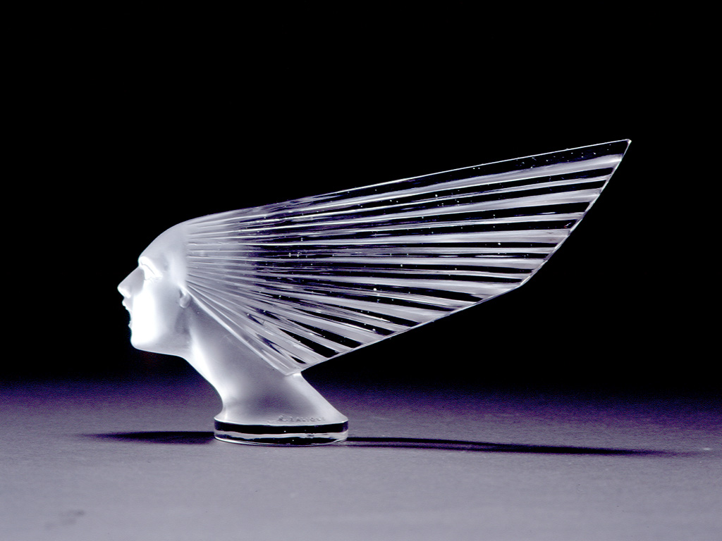 Rene LALIQUE ルネラリック.ヨークシャテリアのクリスタル彫刻