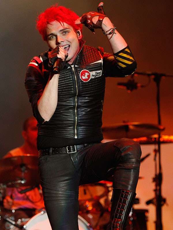 My Chemical Romance Gerard Way Black Leather Jacket