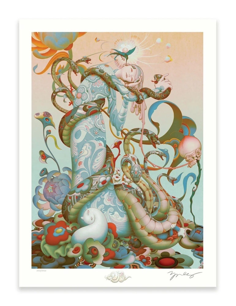 ジェームスジーン ジクレープリントポスター 直筆サイン入り