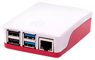 PI4B_CASE_RED/WHITE RASPBERRY-PI, Raspberry Pi Accessory