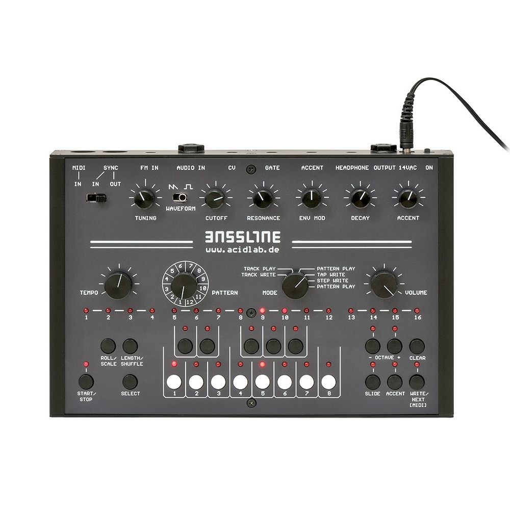 Acidlab Bassline 3 (black) - Analog Synthesizer | da NewGroove.it