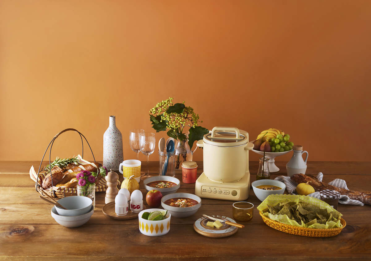 ボタンを押せば30分でスープができ上がり BRUNO「スープクック