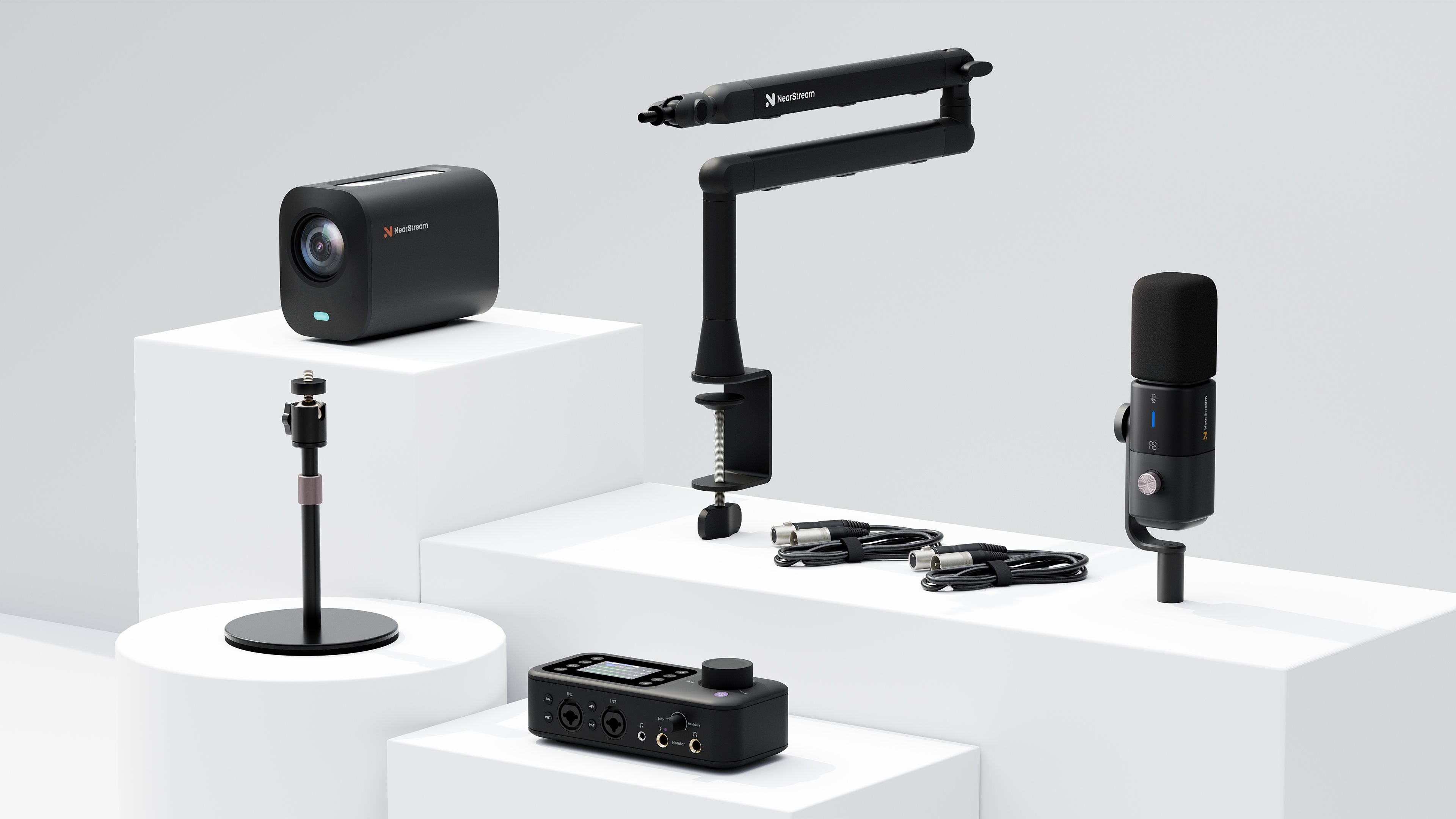 配信機器・PA機器・レコーディング機器 NearStream Podcast Microphone